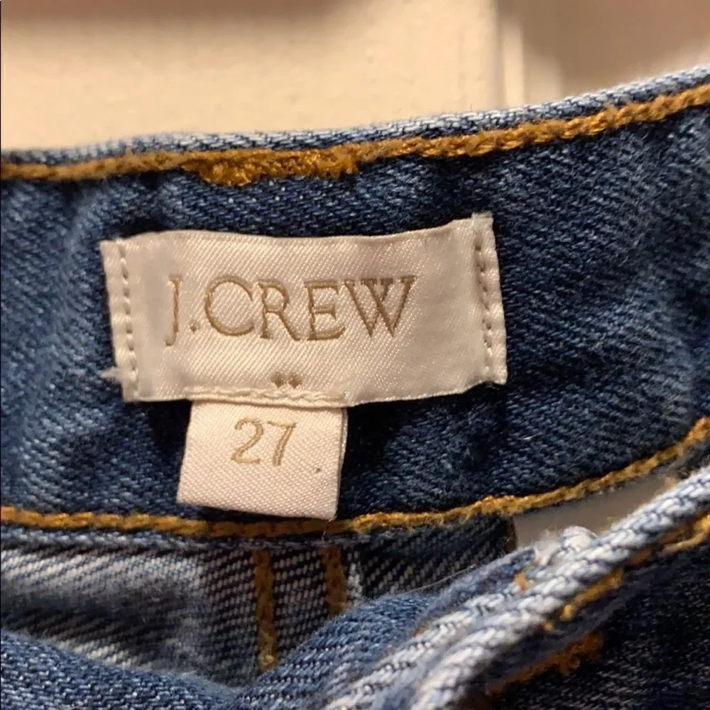 ✨J Crew Factory Stretch Denim Cutoff Cuffed Shorts